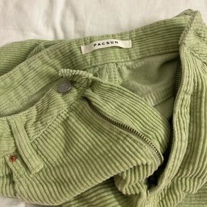 Pacsun Green Corduroy Pants